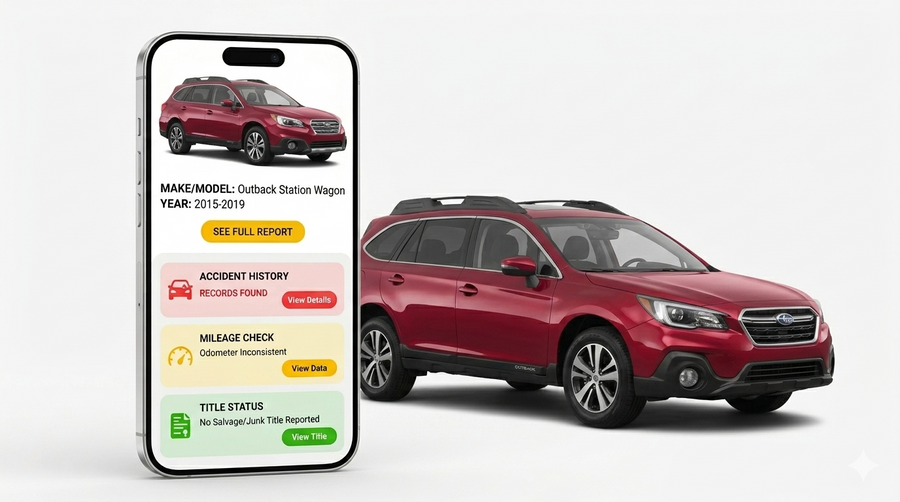 VIN Inspect vehicle report preview